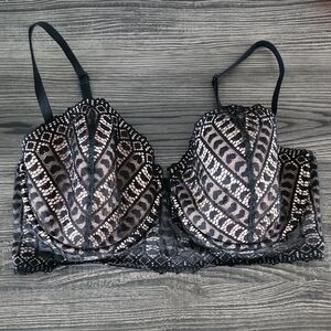Adore Me Nymphadora Black Lace Bra